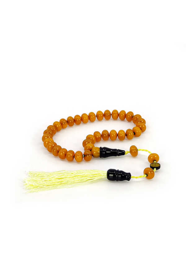 Systemic Wheel Model Clamping Amber Prayer Beads Z2065  1