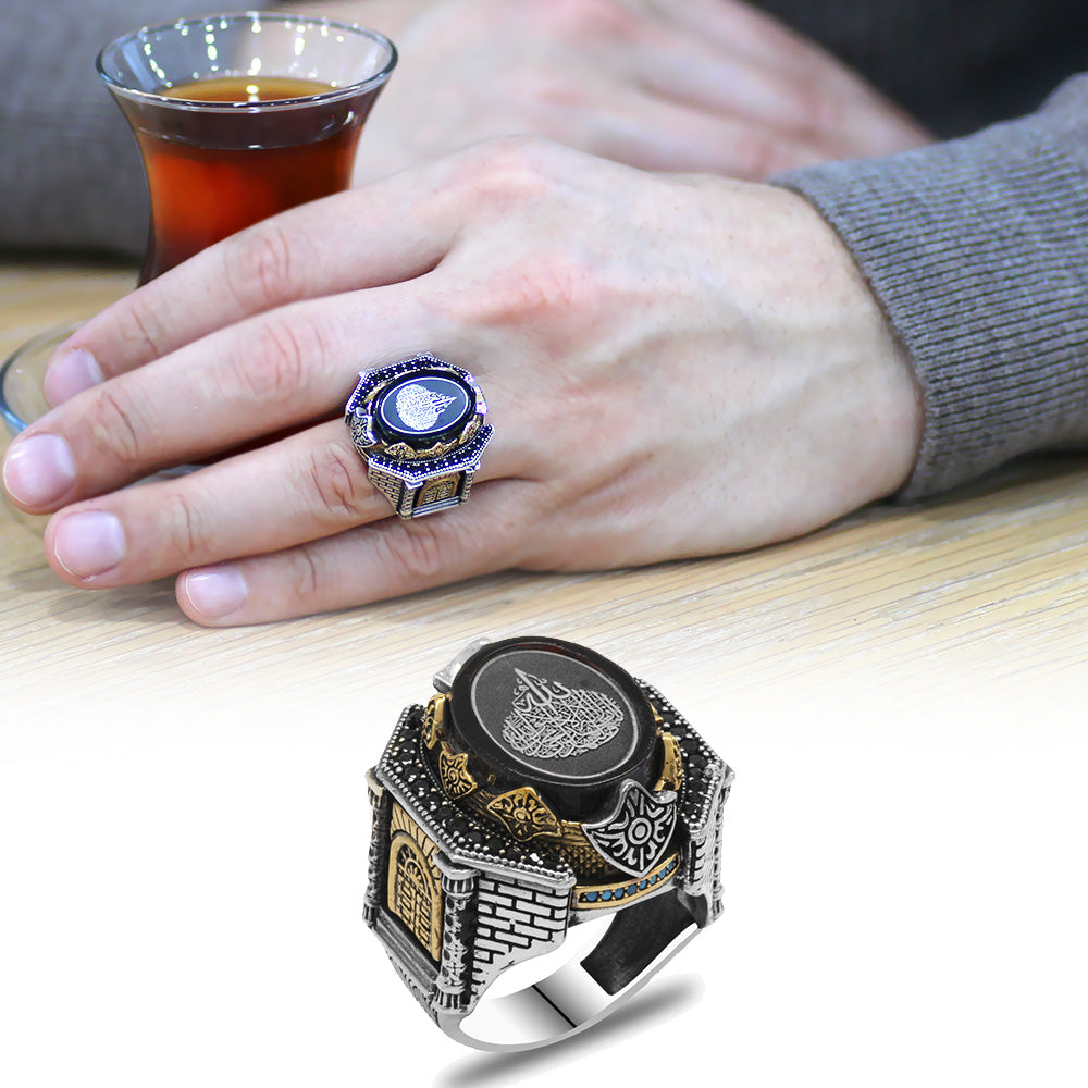 925 Sterling Silver Men's Ring 