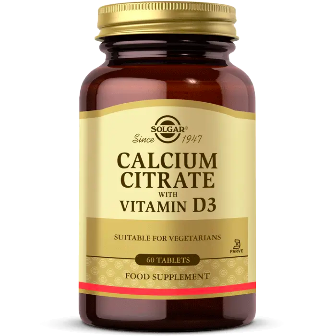 Solgar Calcium Citrate With Vitamin D3 60 tablets