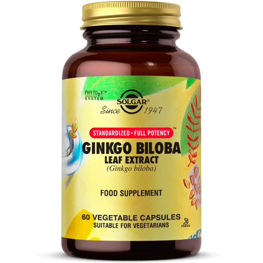 Solgar Ginkgo Biloba Leaf Extract 60 capsules