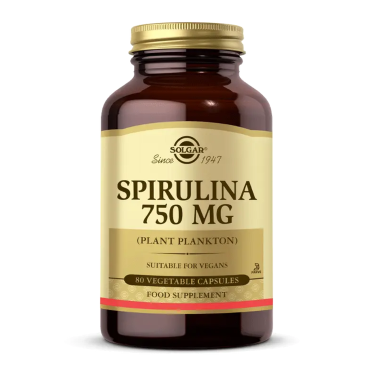 Solgar Spirulina 750mg 80 Tablets