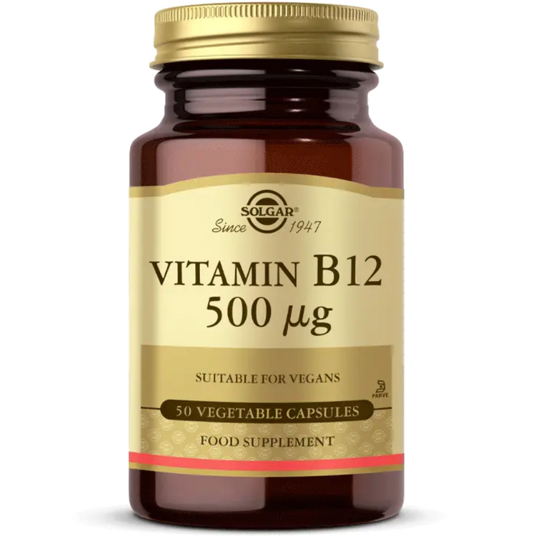 Solgar Vitamin B12 500mcg 50 Capsules