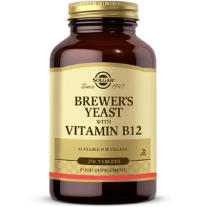 Solgar Brewer Yeast With Vitamin B12 250 tablets
