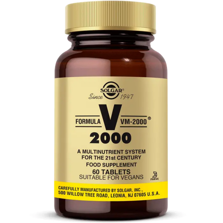 Solgar VM 2000 Multivitamin and Mineral 60 Tablets 