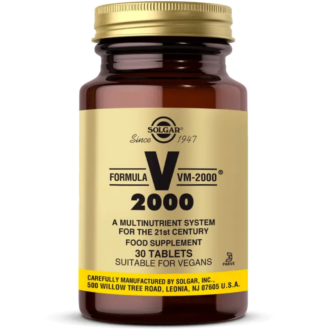 Solgar VM-2000 Multivitamin and Mineral 30 Tablets 