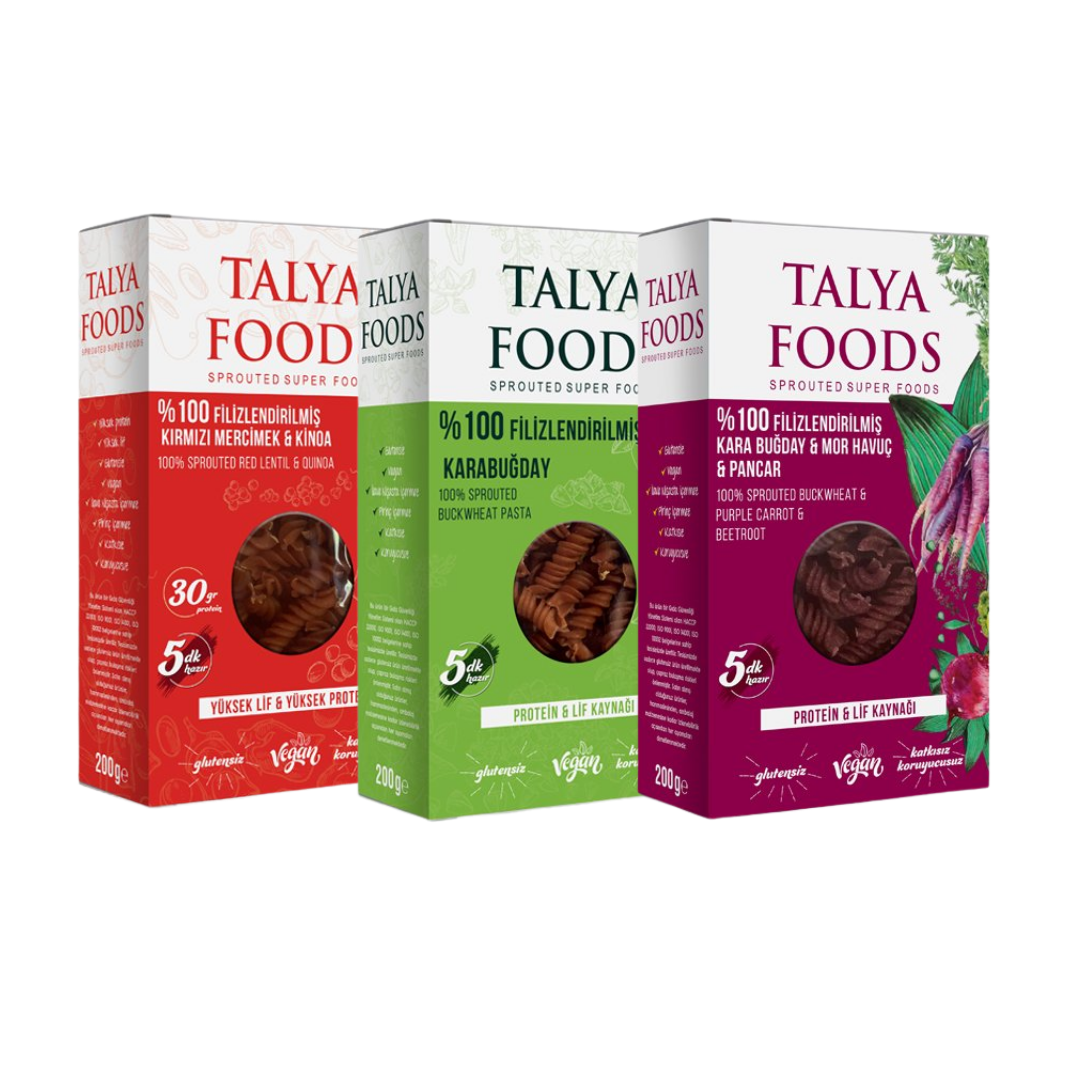 Talya Foods  Sprouted Pasta Set of 3