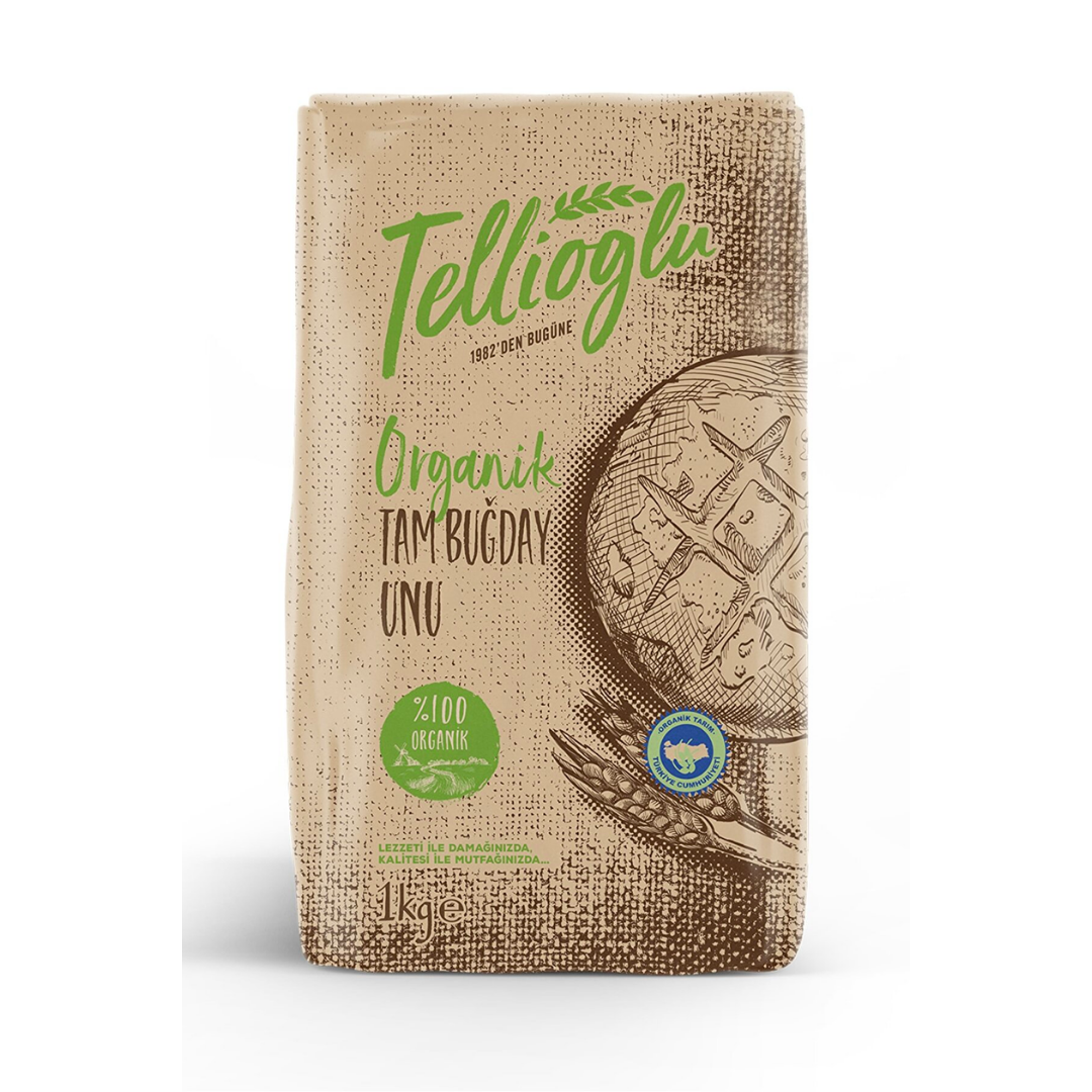 Tellioğlu Organic Whole Wheat Flour 1000g