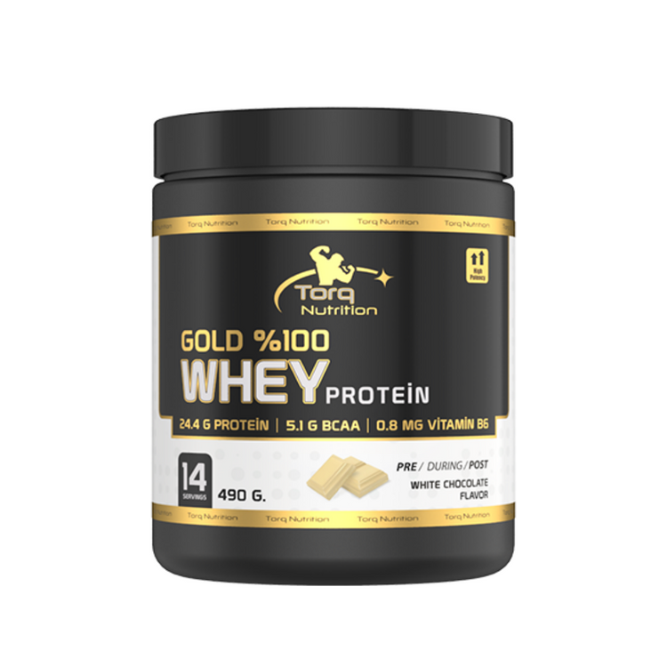 Torq Nutrition Gold 100% Whey Protein White Chocolate 490g