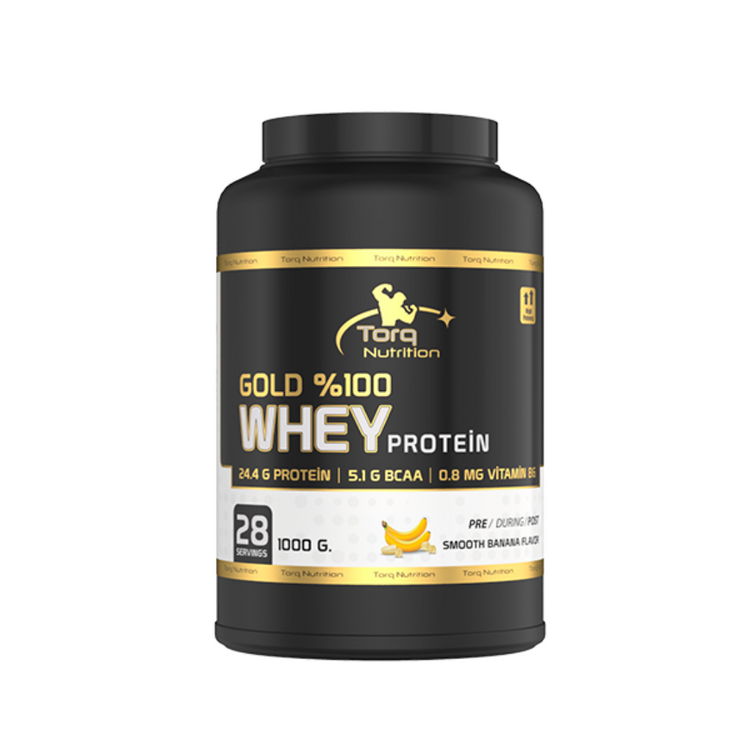 Torq Nutrition Gold 100% Whey Protein with Banana 1000g 
