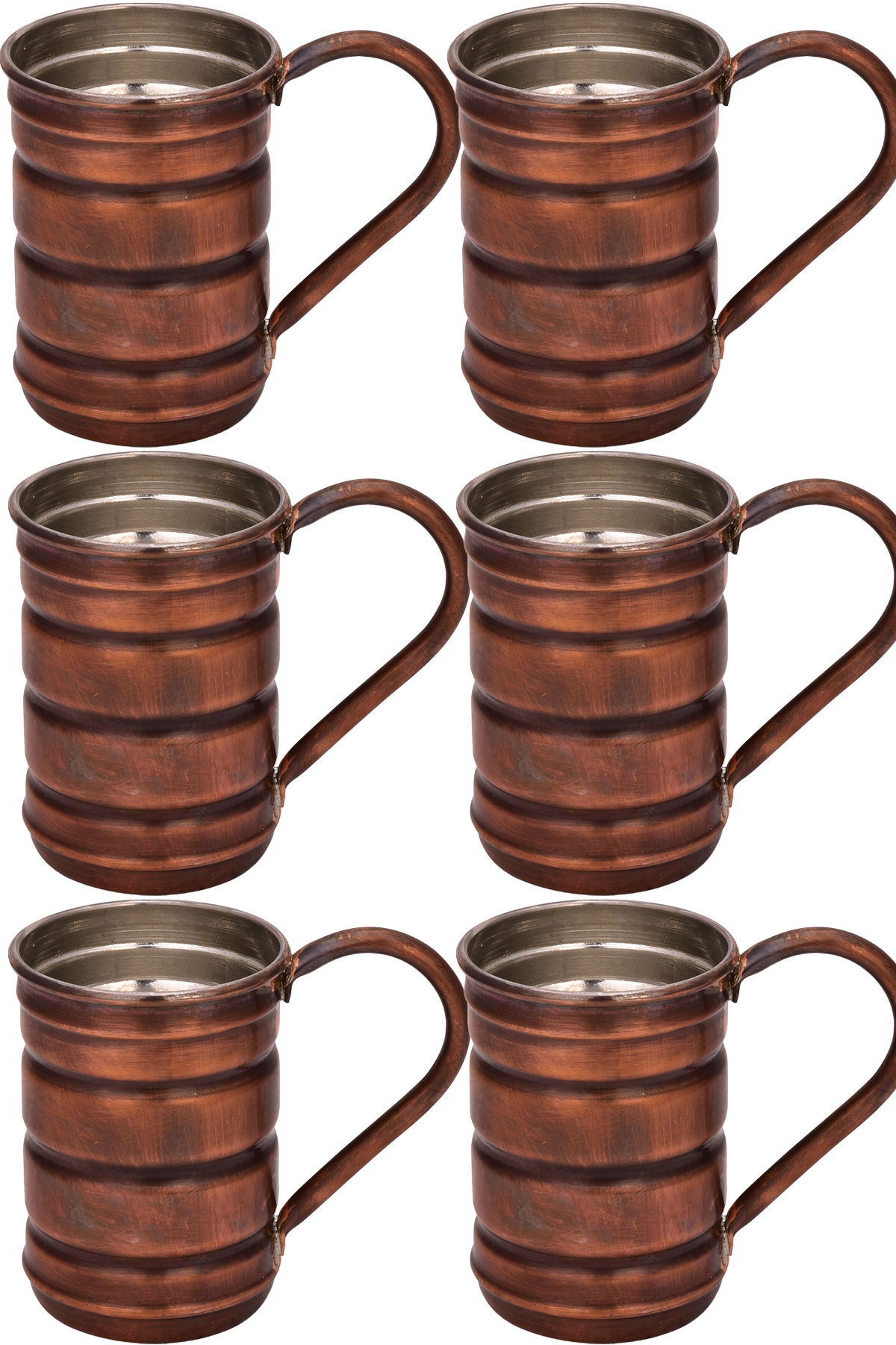 Copper Mug Set of 6