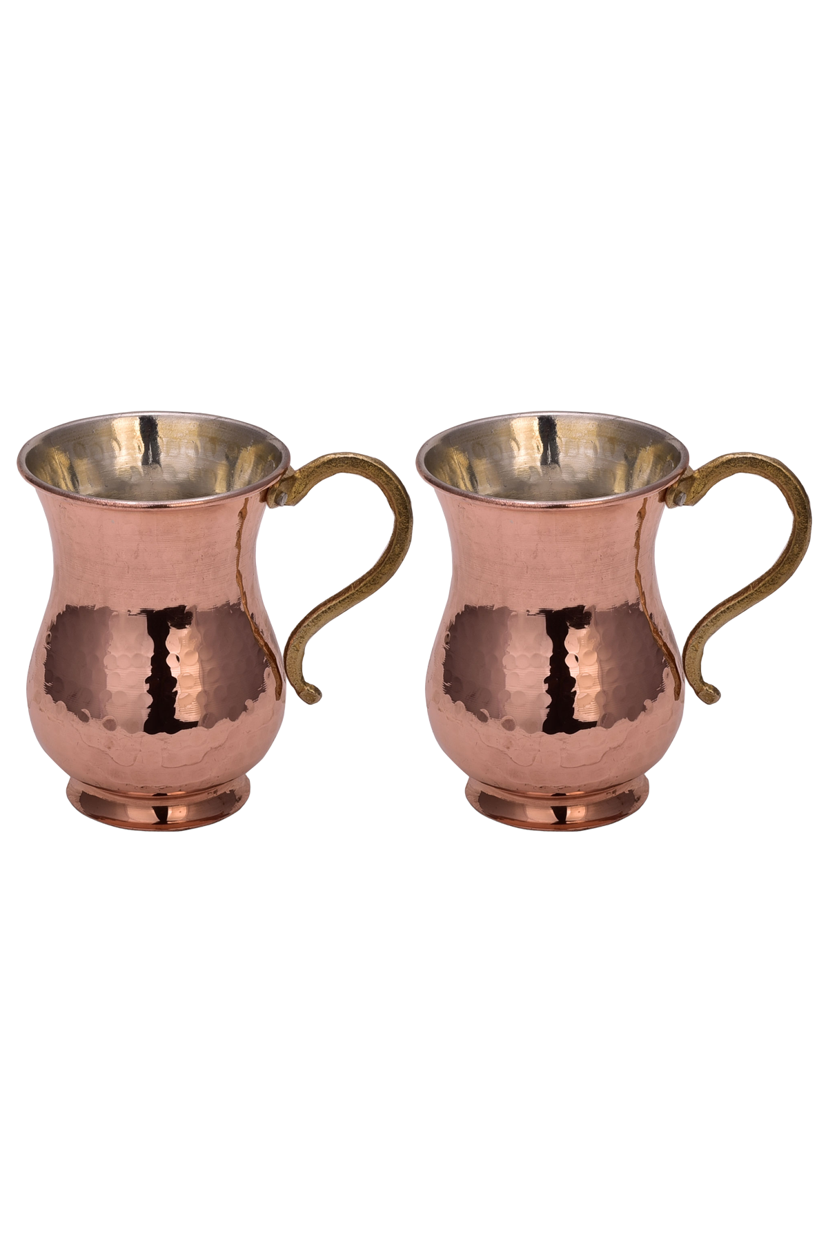 Copper Mug Hand Forged Set of 2