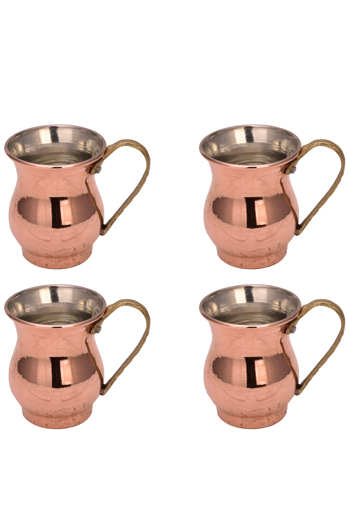 Copper Mini Zamzam Mug Set of 4