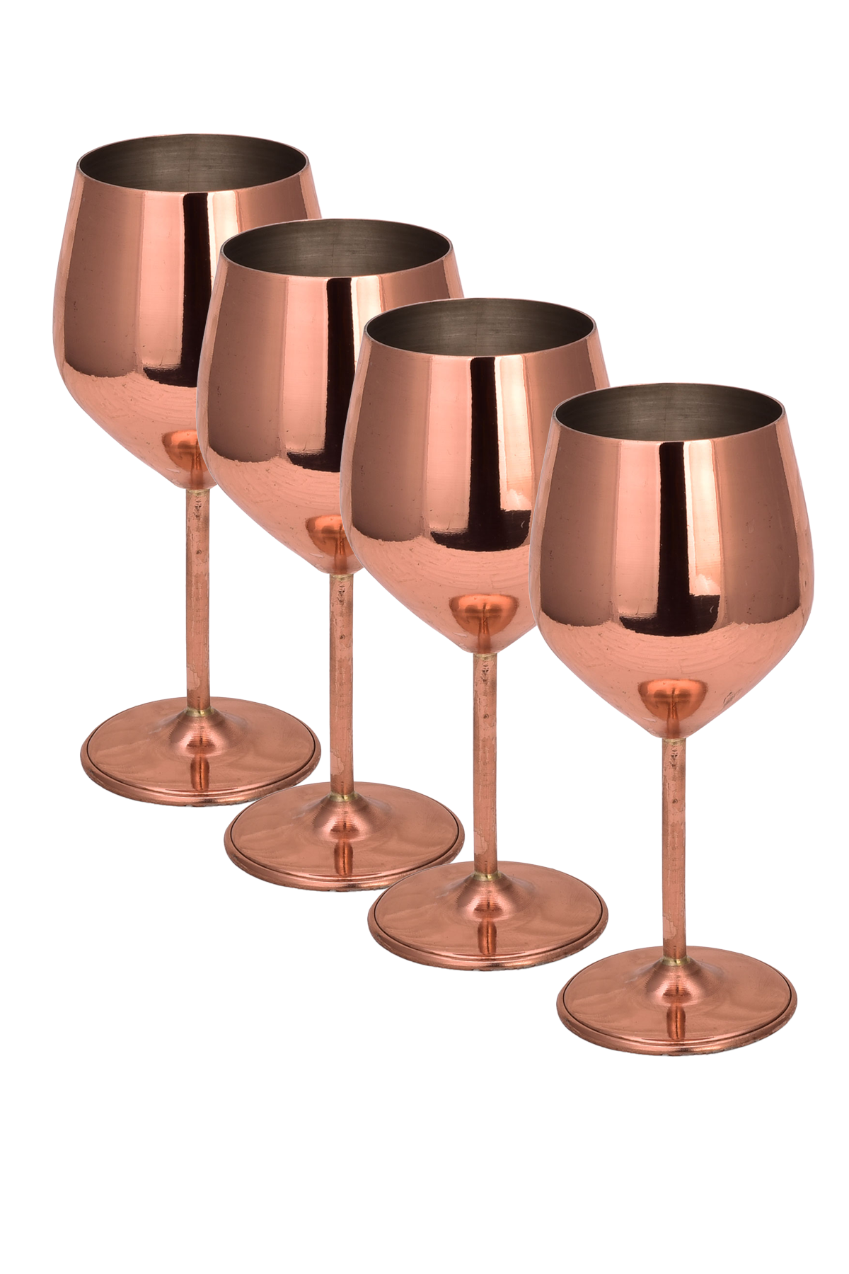 Copper Glass 500 Ml Set of 4