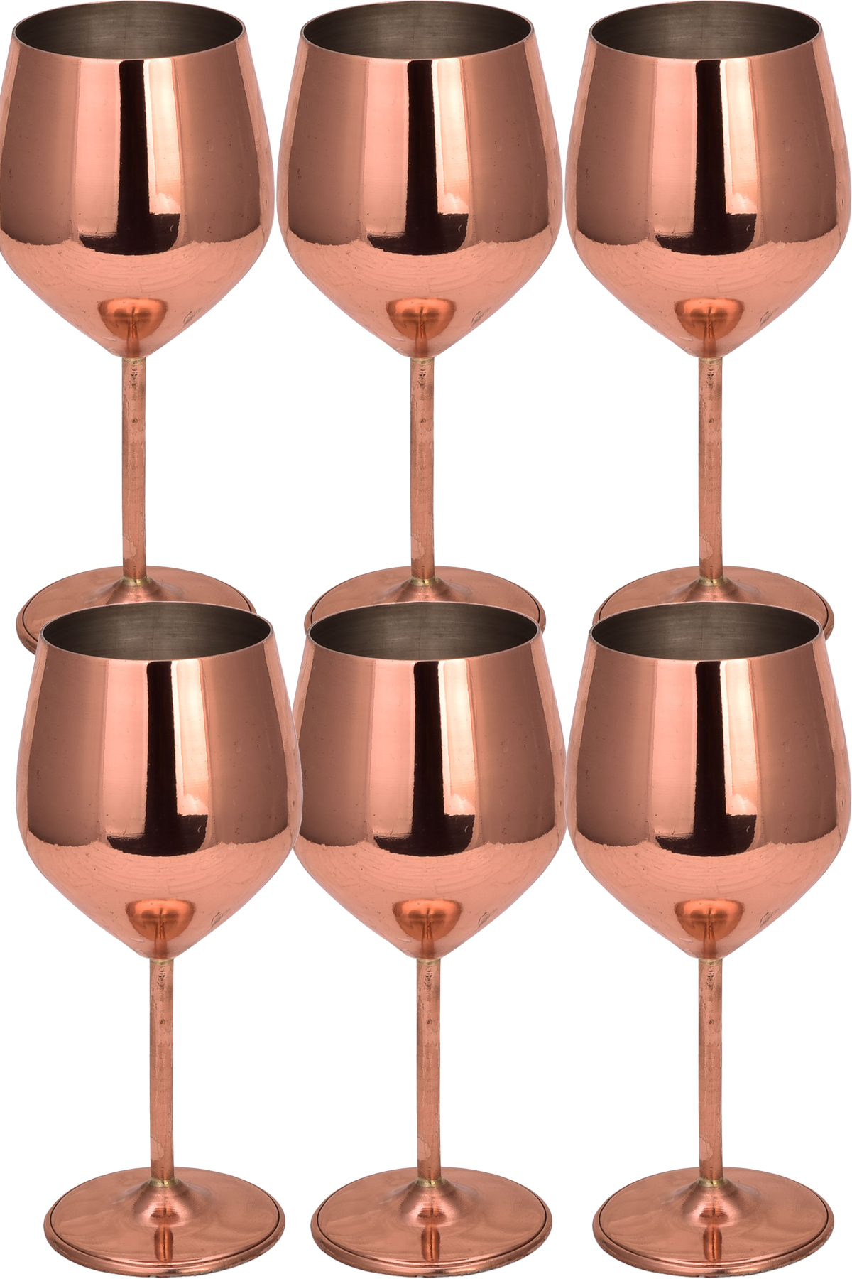 Copper Glass 500 Ml Set of 6