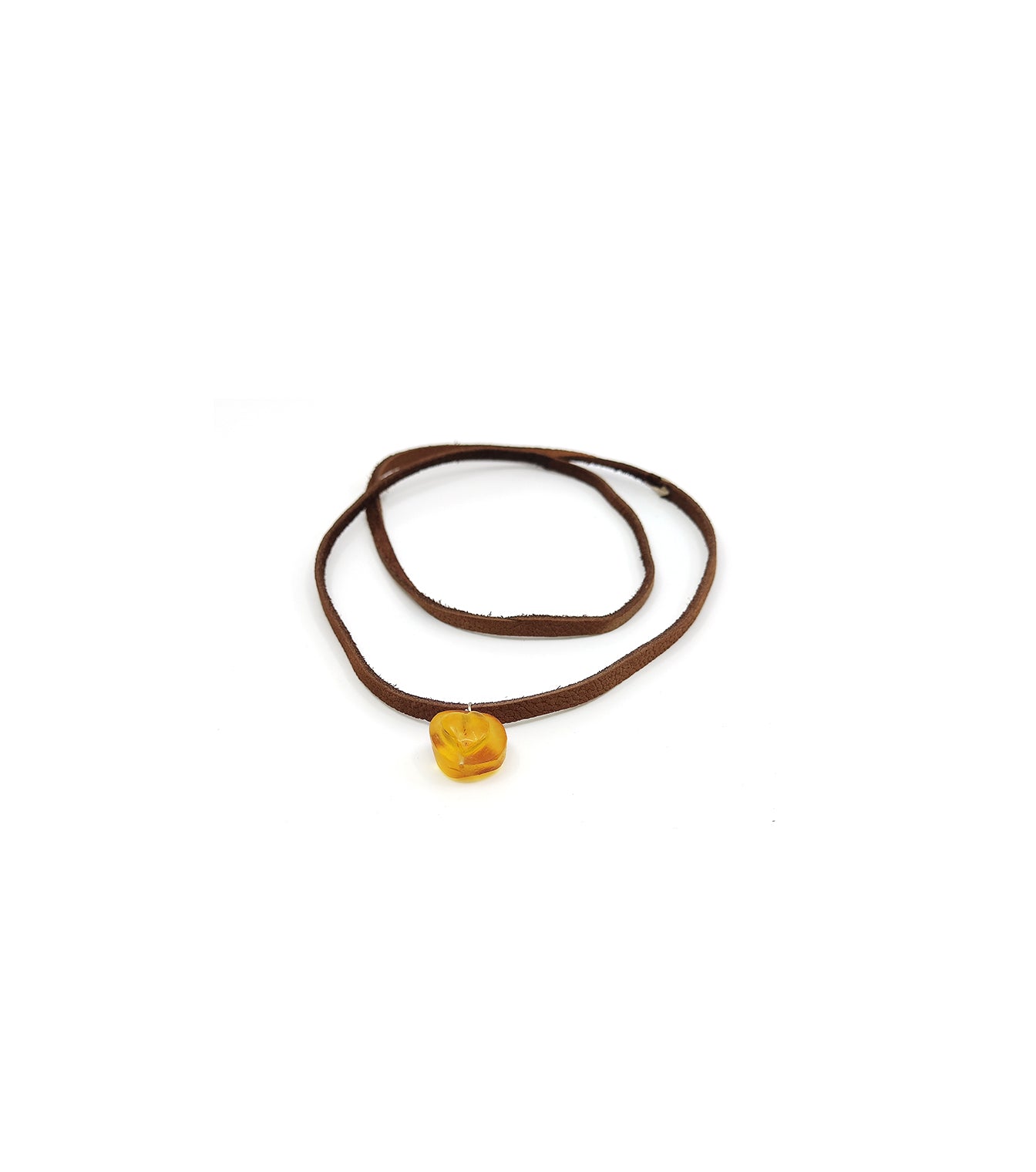 Ve Tesbih Unisex Drop Amber Special Design Necklace 2