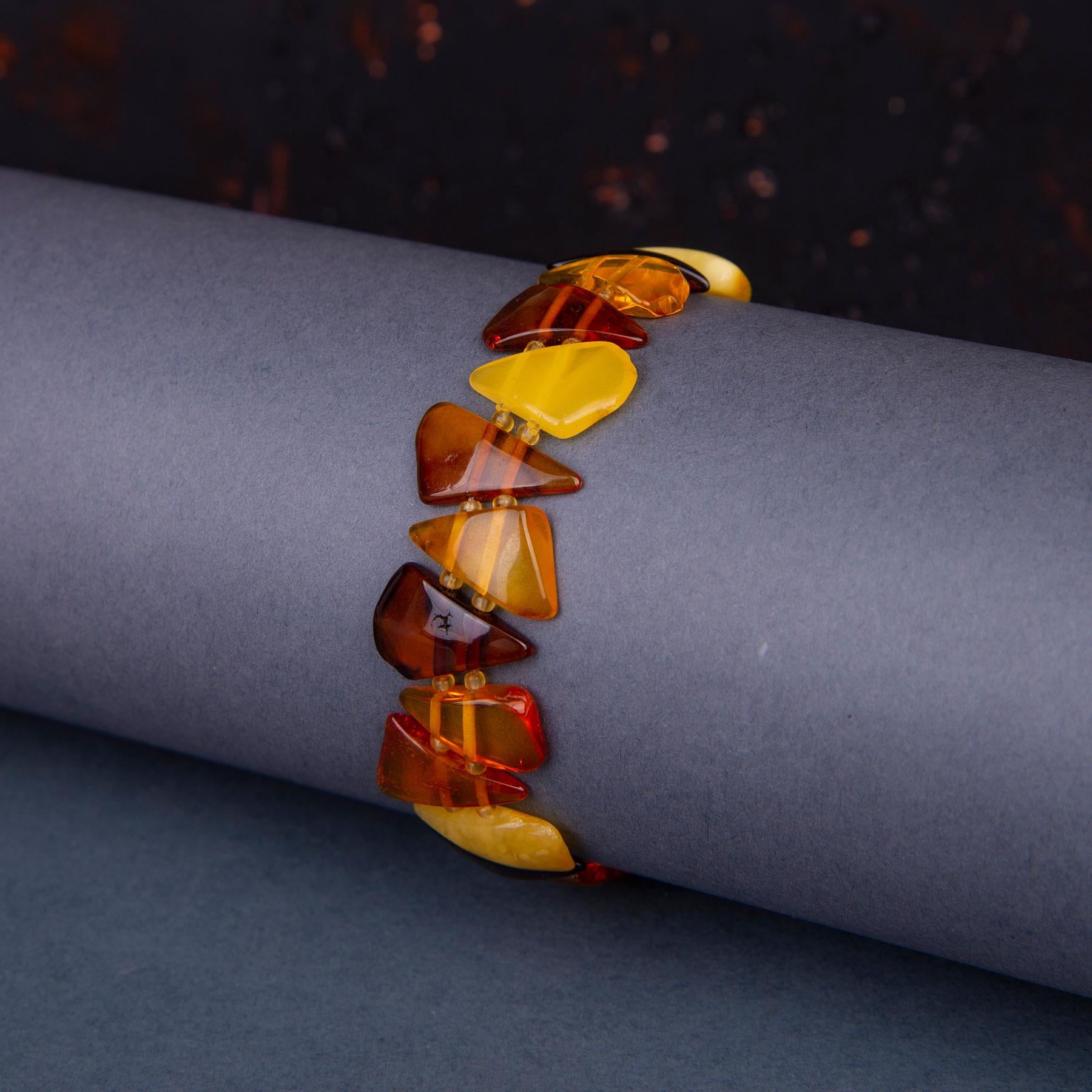 Ve Tesbih Drop Amber Bracelet 1