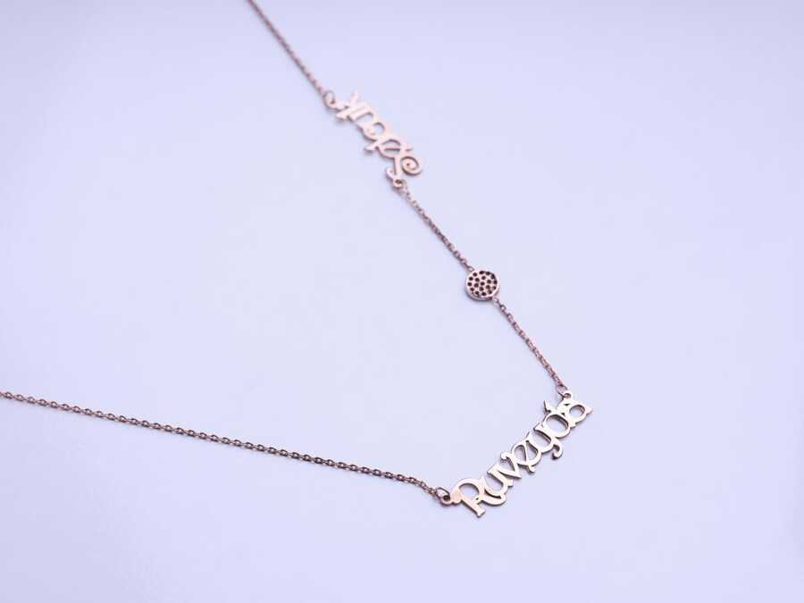 Ve Tesbih Personalized Silver Necklace 1