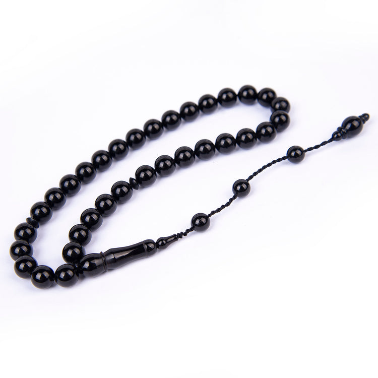Ve Tesbih Oltu Stone Prayer Beads with Sphere Cutting System 3