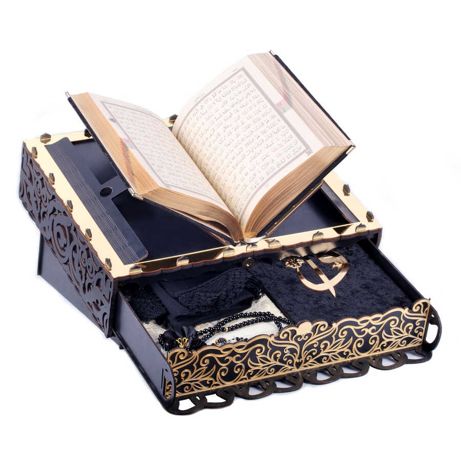 Ve Tesbih Special Design Holy Quran Set with Rahle