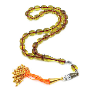 Ve Tesbih Fire Amber Rosary 1