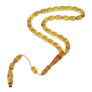 Ve Tesbih Systematic Capsule Cut Fire Amber Rosary 2