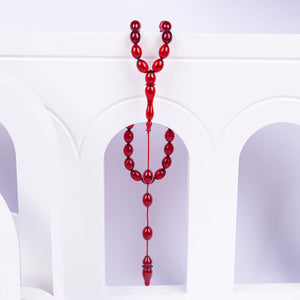 Ve Tesbih Systematic Fire Amber Rosary 2