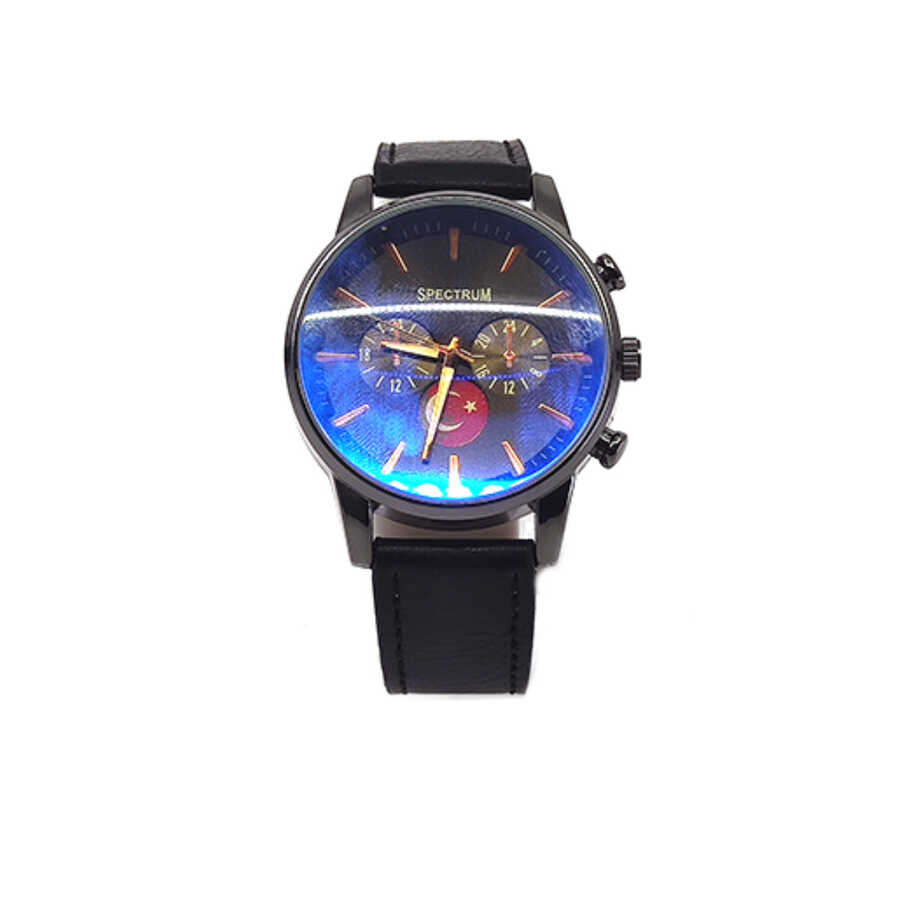 Ve Tesbih Spectrum Men's Wristwatch with Leather Strap 2