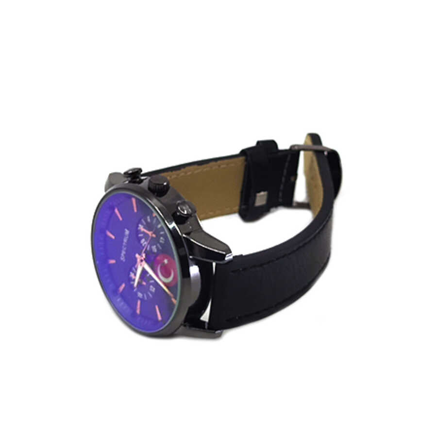 Ve Tesbih Spectrum Men's Wristwatch with Leather Strap 3