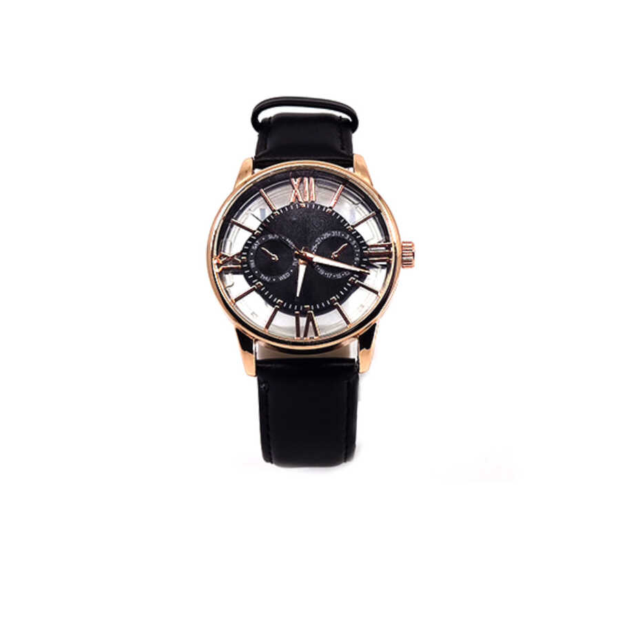 Ve Tesbih Spectrum Leather Strap Men's Wristwatch 2
