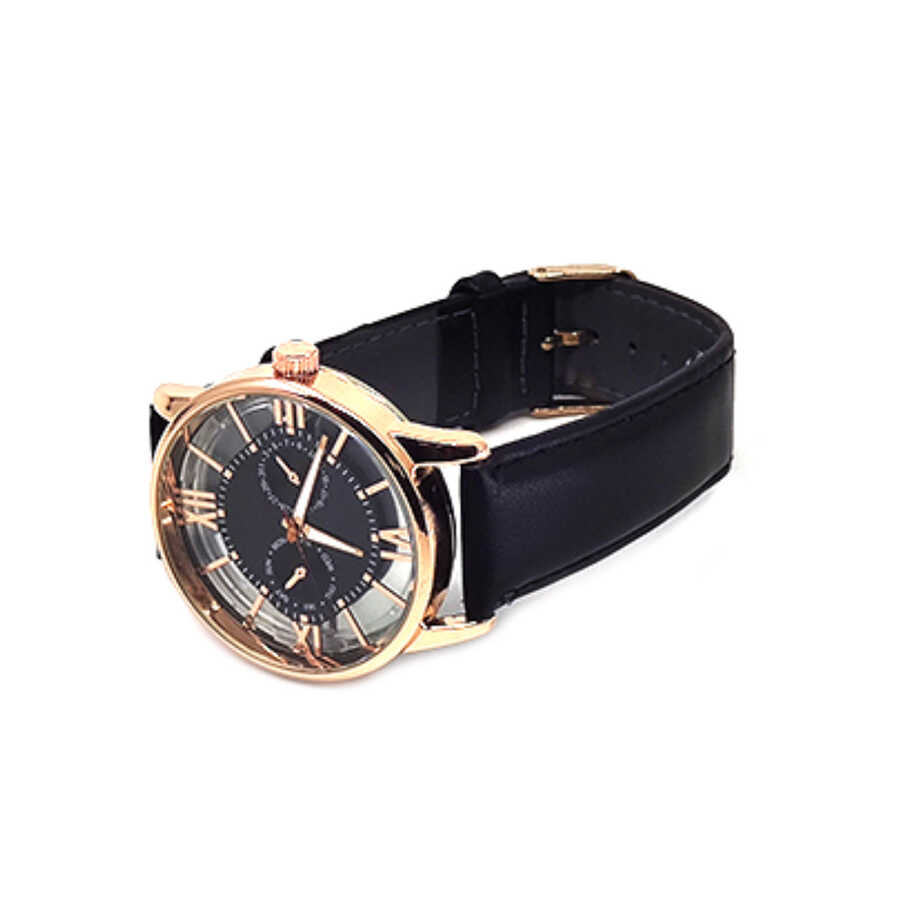 Ve Tesbih Spectrum Leather Strap Men's Wristwatch 3