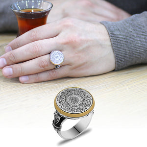  925 Sterling Silver Men's Ring 