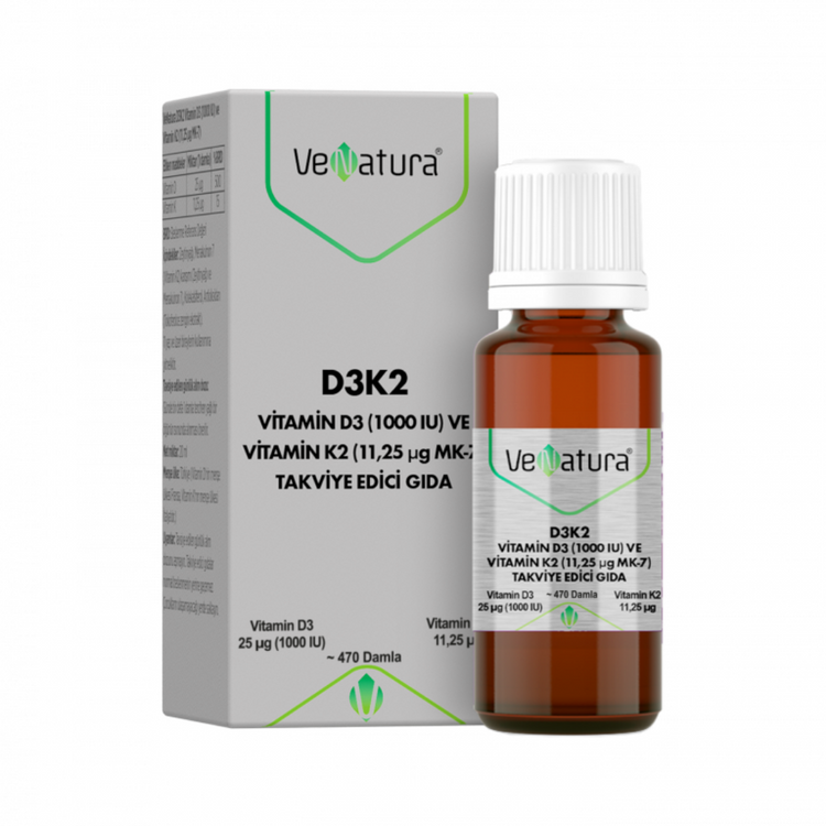 Venatura D3K2 11.25 mcg Supplements