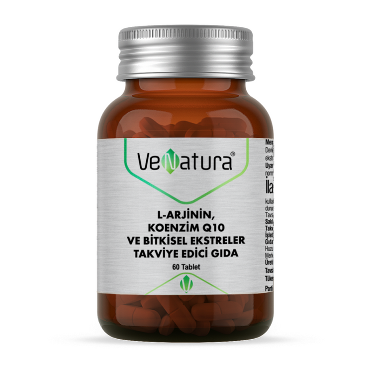 Venatura L arginine and Coenzyme Q10 and Herbal Extracts