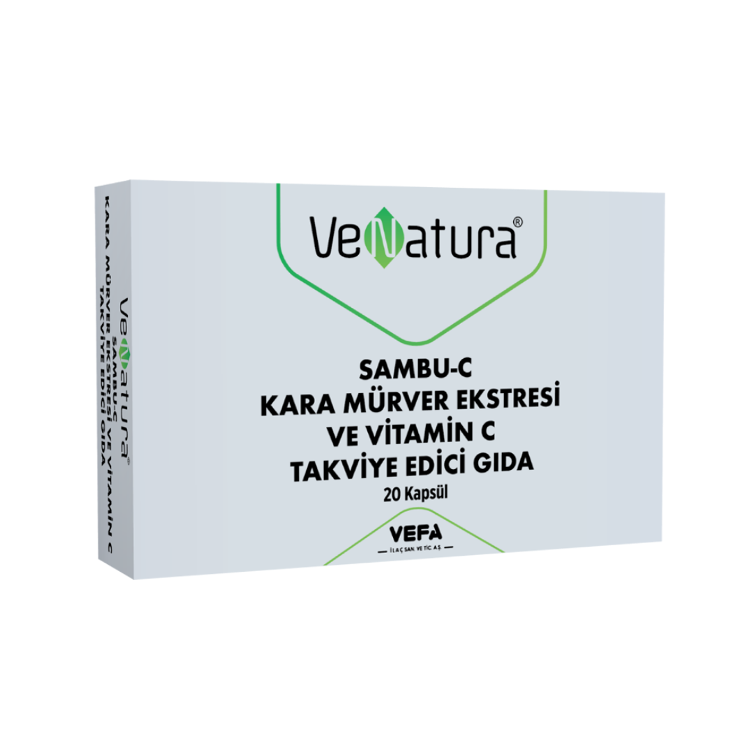 Venatura SAMBUC Elderberry Extract and Vitamin C Supplement