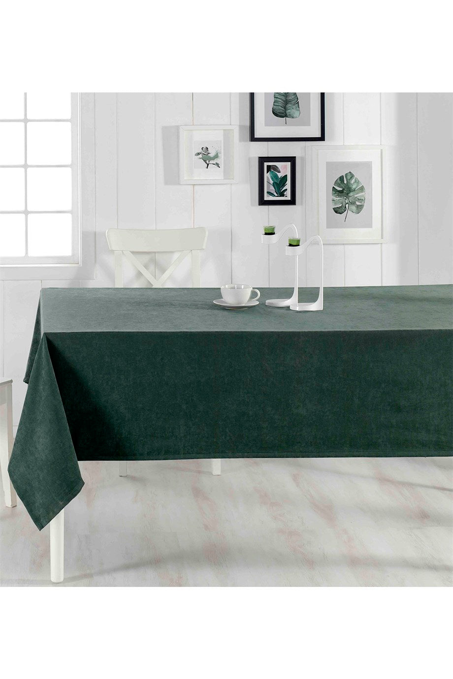 DENIZLI CONCEPT Venetian Tablecloth Emerald Green