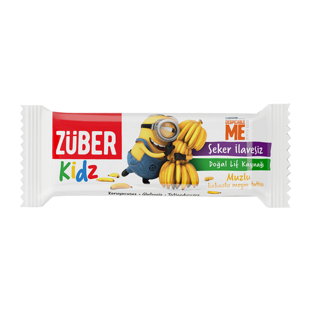 بار شوكولاتة بالموز للأطفال 30 جرام من Züber