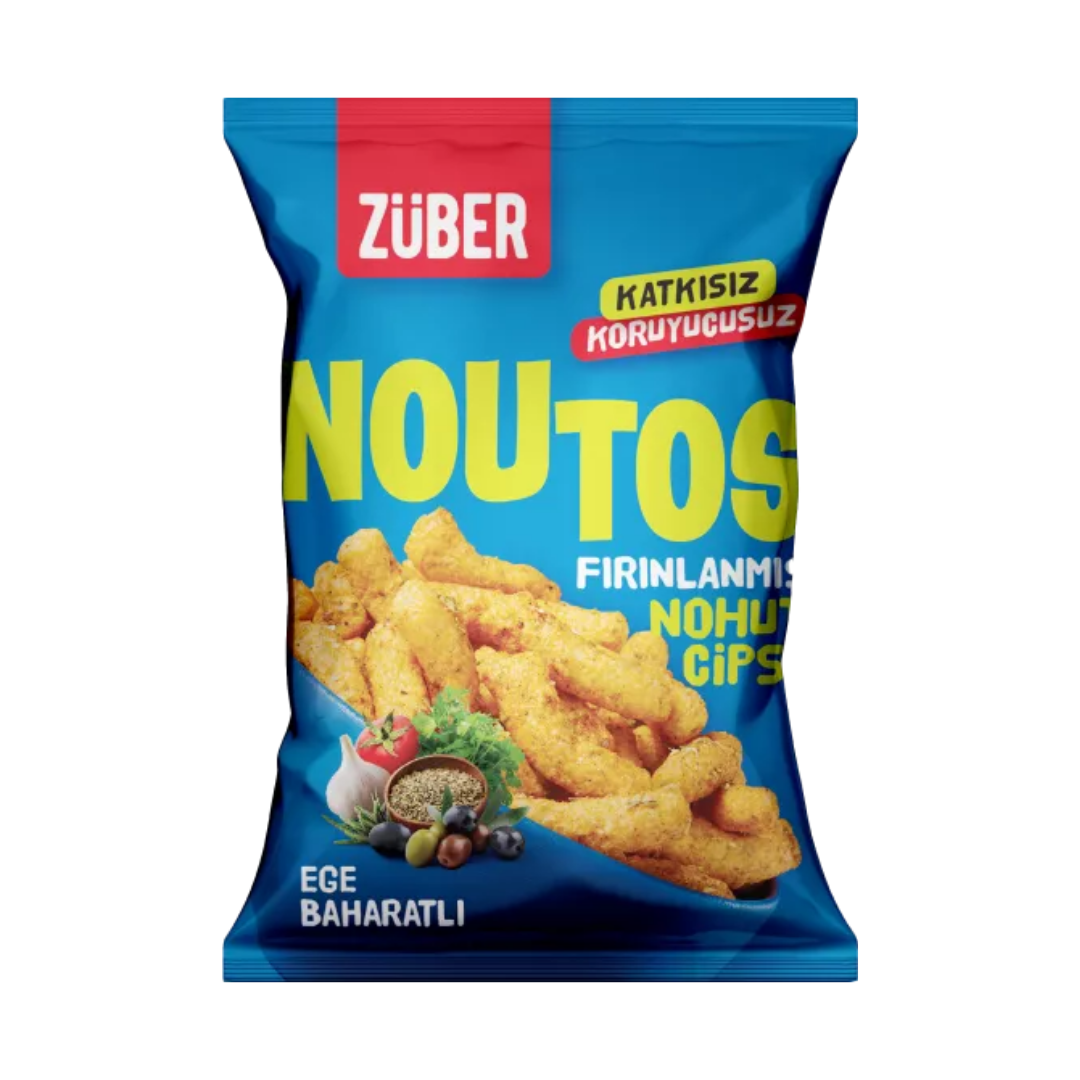 Noutos Aegean Spicy Baked Chickpea Chips 55G