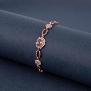 Ve Tesbih Rose Silver Bracelet with Zultanite Stone 2