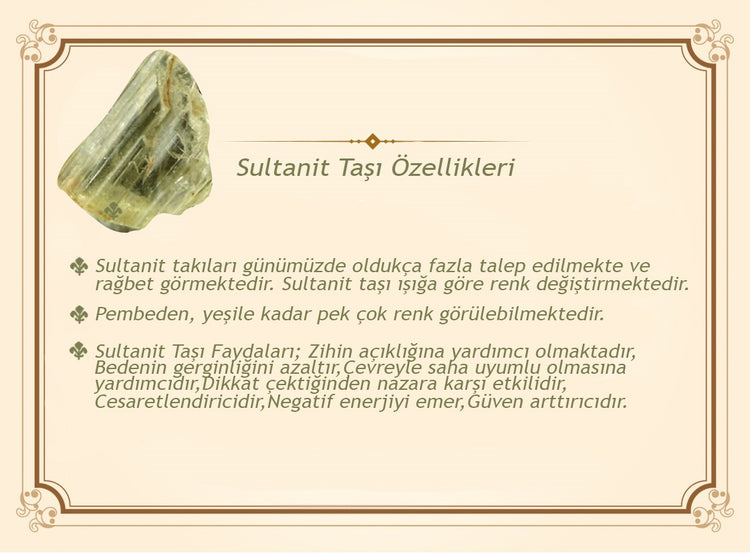 Zultanite Stone Women's Solitaire Ring